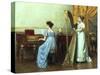 The Duet-George Goodwin Kilburne-Stretched Canvas