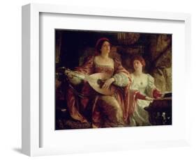 The Duet-Frank Bernard Dicksee-Framed Giclee Print