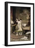 The Duet-Karl The Elder Schweninger-Framed Giclee Print