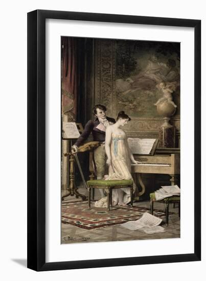 The Duet-Karl The Elder Schweninger-Framed Giclee Print