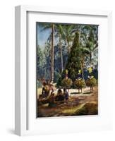 The Duk Duk Society, Bismarck Archipelago, Papua New Guinea, 1920-null-Framed Giclee Print