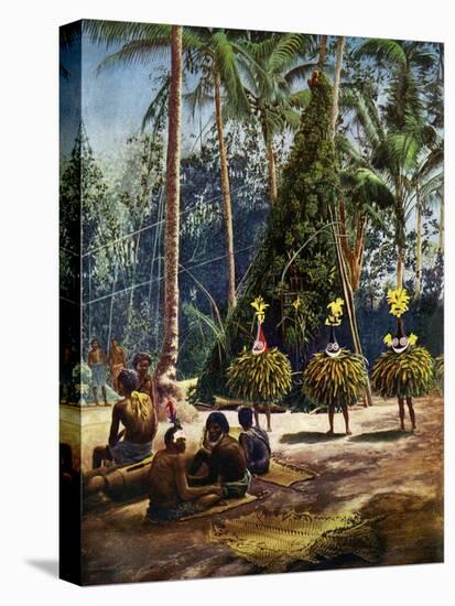 The Duk Duk Society, Bismarck Archipelago, Papua New Guinea, 1920-null-Stretched Canvas