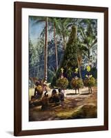 The Duk Duk Society, Bismarck Archipelago, Papua New Guinea, 1920-null-Framed Giclee Print