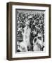The Duke and Duchess Mobbed by Crowds in Auckland, 1927-null-Framed Giclee Print