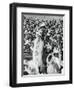 The Duke and Duchess Mobbed by Crowds in Auckland, 1927-null-Framed Giclee Print