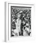 The Duke and Duchess Mobbed by Crowds in Auckland, 1927-null-Framed Giclee Print