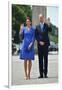 The Duke and Duchess of Cambridge meet the public at the Brandenburg Gate, Berlin, Germany-Associated Newspapers-Framed Photo