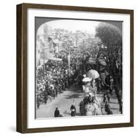 The Duke and Duchess of Connaught and in the Great Durbar Procession, Delhi, India, 1903-Underwood & Underwood-Framed Giclee Print