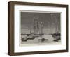 The Duke and Duchess of Connaught Leaving Colombo at Night-null-Framed Giclee Print