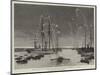 The Duke and Duchess of Connaught Leaving Colombo at Night-null-Mounted Giclee Print