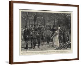 The Duke and Duchess of Cornwall at Cape Town, Basuto Ponies Presented by Children of South Africa-John Charlton-Framed Giclee Print