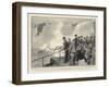 The Duke and Duchess of Cornwall at the Niagara Falls, Watching the Child of the Mist-Frederic De Haenen-Framed Giclee Print