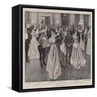 The Duke and Duchess of Devonshire's Ball at Chatsworth House-Frank Craig-Framed Stretched Canvas