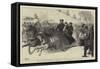 The Duke and Duchess of Edinburgh in the Streets of St Petersburg-William Ralston-Framed Stretched Canvas