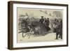 The Duke and Duchess of Edinburgh in the Streets of St Petersburg-William Ralston-Framed Giclee Print