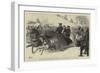 The Duke and Duchess of Edinburgh in the Streets of St Petersburg-William Ralston-Framed Giclee Print