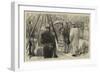 The Duke and Duchess of Edinburgh Laying the Foundation Stone of the Seaman's Orphan Home at Portsm-null-Framed Giclee Print