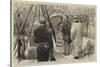 The Duke and Duchess of Edinburgh Laying the Foundation Stone of the Seaman's Orphan Home at Portsm-null-Stretched Canvas