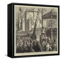 The Duke and Duchess of Teck at Southport-Godefroy Durand-Framed Stretched Canvas