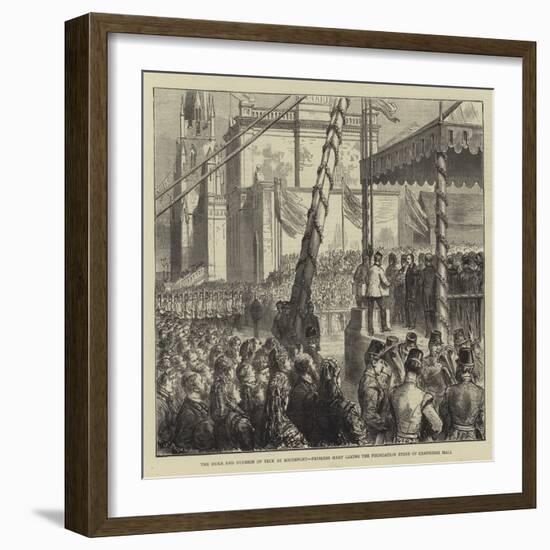 The Duke and Duchess of Teck at Southport-Godefroy Durand-Framed Giclee Print