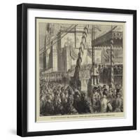 The Duke and Duchess of Teck at Southport-Godefroy Durand-Framed Giclee Print