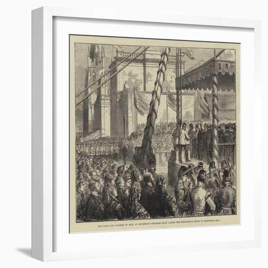 The Duke and Duchess of Teck at Southport-Godefroy Durand-Framed Giclee Print