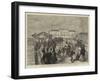 The Duke and Duchess of Teck's Visit to Southport, the Tramway Car on the Pier-null-Framed Giclee Print
