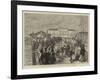 The Duke and Duchess of Teck's Visit to Southport, the Tramway Car on the Pier-null-Framed Giclee Print