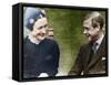 The Duke and Duchess of Windsor (Mrs Simpso) at the Chateau De Cande, France, 1937-null-Framed Stretched Canvas