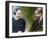 The Duke and Duchess of Windsor (Mrs Simpso) at the Chateau De Cande, France, 1937-null-Framed Giclee Print