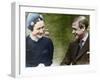 The Duke and Duchess of Windsor (Mrs Simpso) at the Chateau De Cande, France, 1937-null-Framed Giclee Print