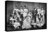 The Duke and Duchess of York and Bridesmaids, 1893-W&d Downey-Stretched Canvas