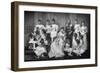 The Duke and Duchess of York and Bridesmaids, 1893-W&d Downey-Framed Photographic Print