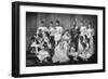 The Duke and Duchess of York and Bridesmaids, 1893-W&d Downey-Framed Photographic Print