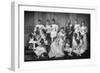 The Duke and Duchess of York and Bridesmaids, 1893-W&d Downey-Framed Photographic Print