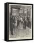 The Duke and Duchess of York in Ireland, Reception of their Royal Highnesses at Dublin Castle-Amedee Forestier-Framed Stretched Canvas