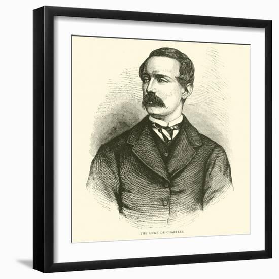 The Duke De Chartres, March 1871-null-Framed Giclee Print