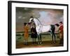 The Duke of Bolton's 'starling' with a Jockey and Groom at Newmarket, 1734-Thomas Spencer-Framed Giclee Print