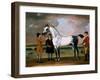 The Duke of Bolton's 'starling' with a Jockey and Groom at Newmarket, 1734-Thomas Spencer-Framed Giclee Print