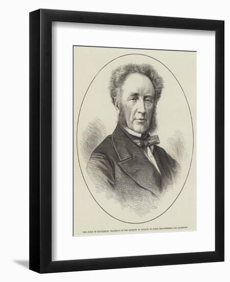 The Duke of Buccleuch, Chairman of the Banquet in Honour of Lords Beaconsfield and Salisbury-null-Framed Giclee Print