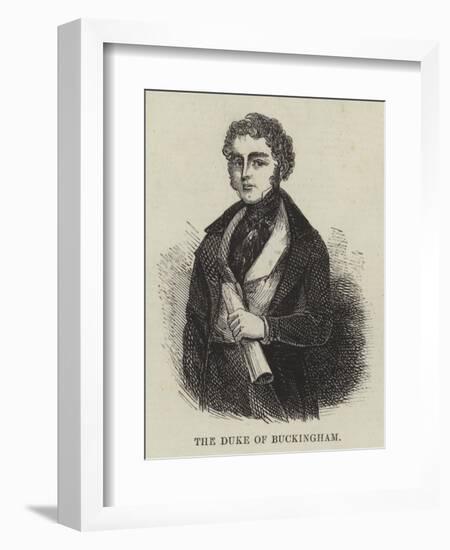 The Duke of Buckingham-null-Framed Giclee Print