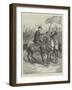 The Duke of Cambridge Saluting the German Emperor at the Aldershot Review-Thomas Walter Wilson-Framed Giclee Print