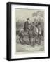The Duke of Cambridge Saluting the German Emperor at the Aldershot Review-Thomas Walter Wilson-Framed Giclee Print