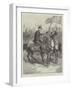 The Duke of Cambridge Saluting the German Emperor at the Aldershot Review-Thomas Walter Wilson-Framed Giclee Print