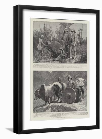 The Duke of Clarence in India-Richard Caton Woodville II-Framed Premium Giclee Print