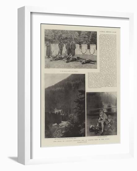 The Duke of Coburg's Shooting Box at Hinter Riss in the Tyrol-null-Framed Giclee Print