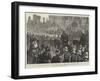 The Duke of Connaught at the Head of the Grenadier Guards Marching Through Alexandria-null-Framed Giclee Print
