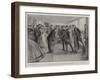 The Duke of Connaught Going on Board the Ss Nubia to Bid Farewell to His Own Regiment-William Hatherell-Framed Giclee Print