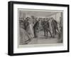 The Duke of Connaught Going on Board the Ss Nubia to Bid Farewell to His Own Regiment-William Hatherell-Framed Giclee Print