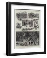 The Duke of Connaught in India, the Royal Visit to Cashmere-null-Framed Premium Giclee Print